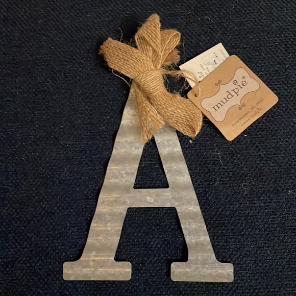 Mud Pie Tin Assorted Initials/Letters (NWT) - Picture 2 of 5